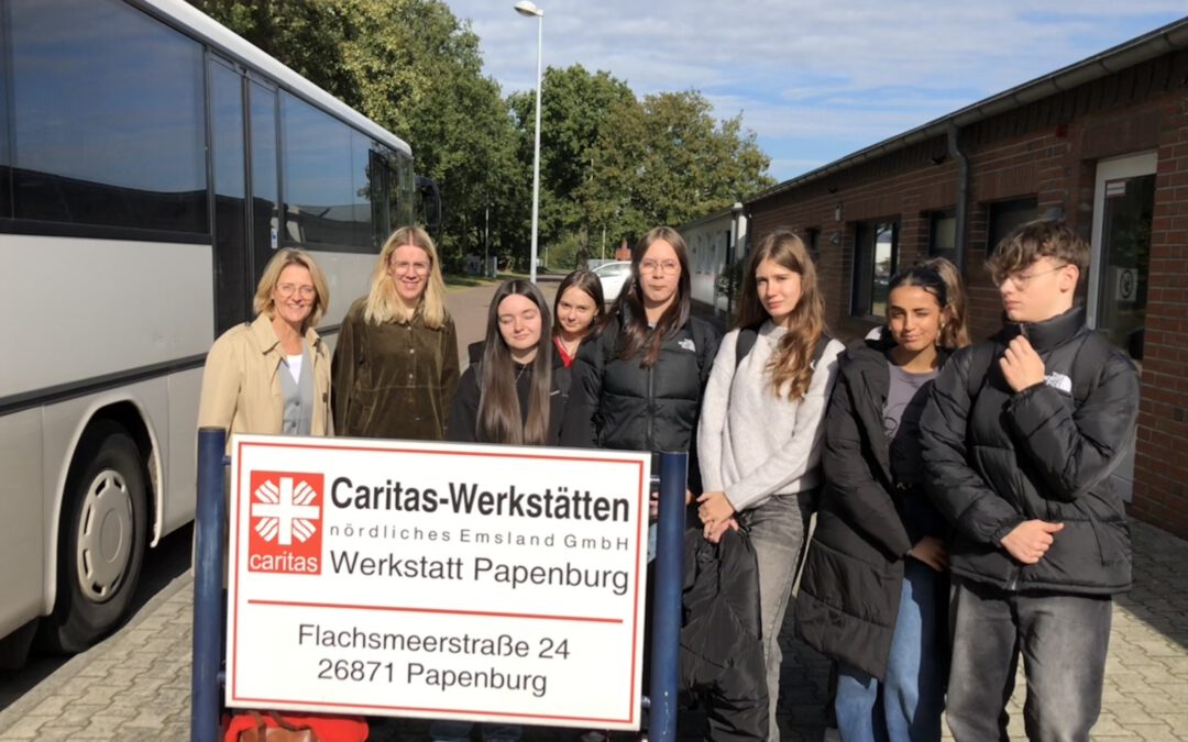 Profilkurs “Gesundheit & Soziales” besucht Caritas-Werkstätten