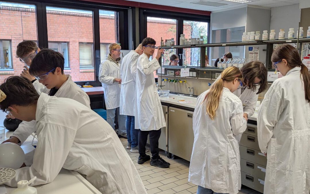 Forschen wie die Profis – Jahrgang 9 und 10 im Chemielabor der Uni Oldenburg