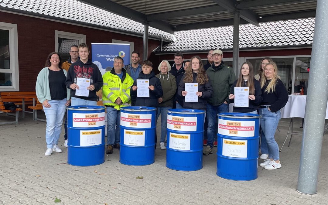 GenerationenWerkstatt erstmalig in Kooperation mit der Alfons Wittrock Öl GmbH durchgeführt