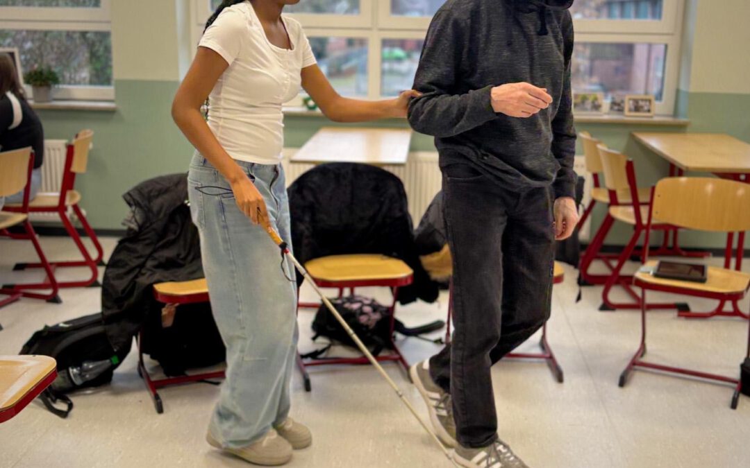 Einblick in den Alltag von Menschen mit Sehbehinderungen